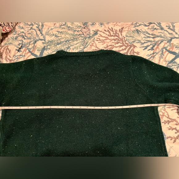 NEW Green Rockin Around Christmas Tree Sweater gold sequins size M runs large - Picture 5 of 12